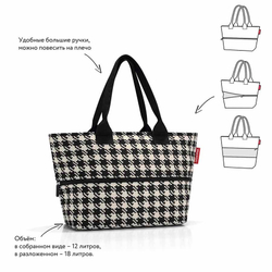 Сумка shopper e1 fifties black