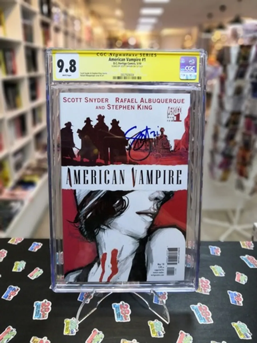 American Vampire #1 CGC 9.8 с автографом Скотта Снайдера