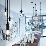 Pendant design lamp SELENE by ClassiCon D30 (Bronze)