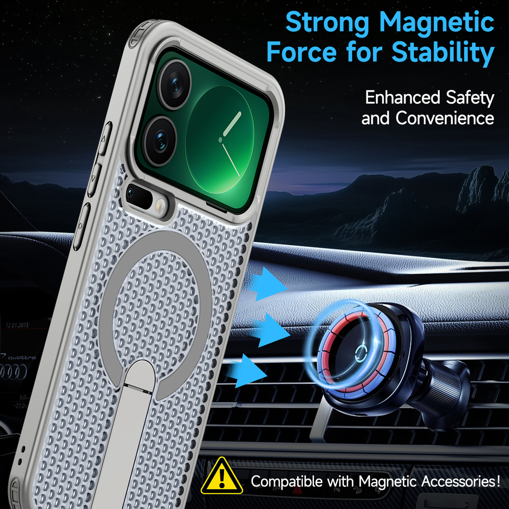 Прозрачный чехол Mesh Pro Magnetic Case для Xiaomi 17 Pro Max
