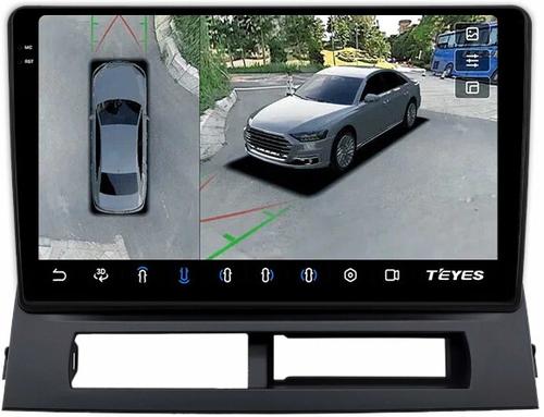 Магнитола для Toyota Prius 20 2003-2011 (наверх) - Teyes CC3-2K-360 на Android 10, Быстрая, 2K QLED, CarPlay, 4G SIM-слот, 4 камеры в комплекте