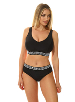 Раздельный купальник в спортивном стиле Ortygia (Размер: C/XXL) (Цвет: синий)