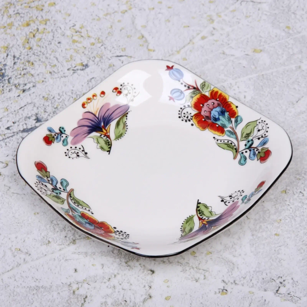 Тарелка керамическая «Magic Flower» 17*17*3,5см