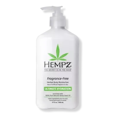 Молочко для тела без запаха HEMPZ FRAGRANCE-FREE HERBAL BODY MOISTURIZER TAN EXTENDER 500 мл