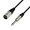 Adam Hall K4 MMP 0300 - кабель микрофонный REAN XLR (M) - 6.3 mm TRS (jack) mono, 3 м