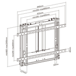 Крепление для дисплея настенное Wize FH70A