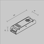 Источник напряжения PSL001 12В 300Вт IP20 811002. TM Maytoni