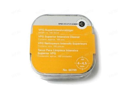 Пыжи чистящие VFG Superior Intensiv под патчедержатель для очистки оружия кал. 4.5мм, 100 шт.