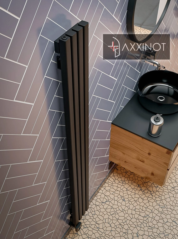 Axxinot Fortalla VE 1000 - вертикальный электрический трубчатый радиатор высотой 1000 мм