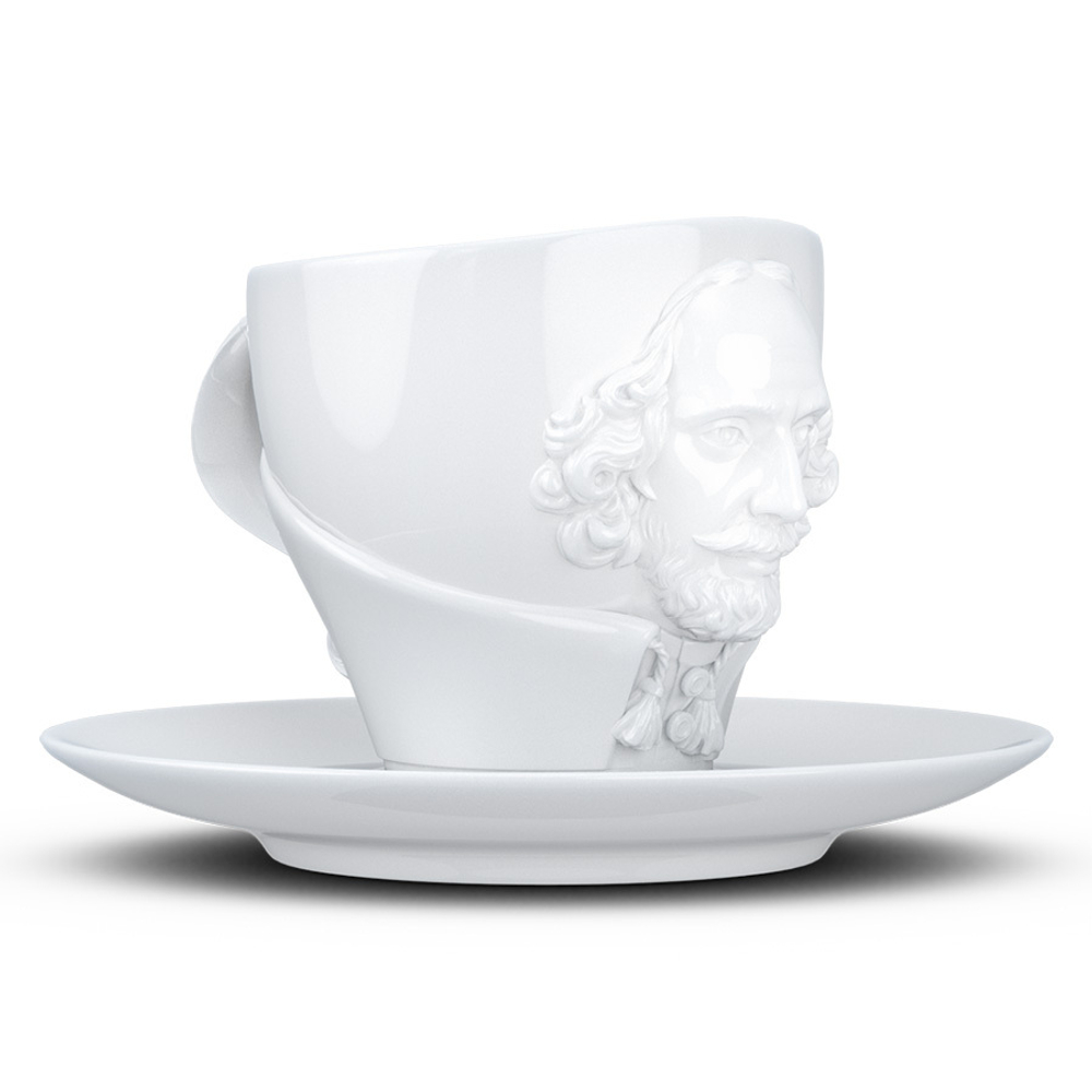 Чайная пара talent william shakespeare, 260 мл, белая