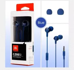 Наушники JBL C200SI Blue, внутриканальные
