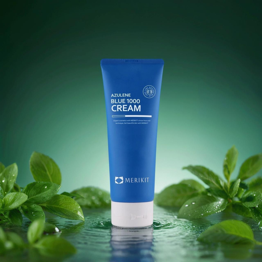 MERIKIT Крем с азуленом -Azulene Blue 1000 Cream, 210 мл