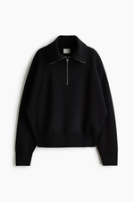 Свитер из смеси с шерстью с молнией - H&M
