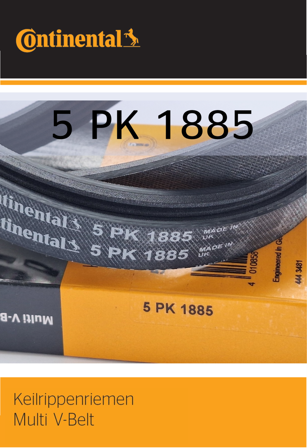 Ремень поликлиновый Continental 5PK1885