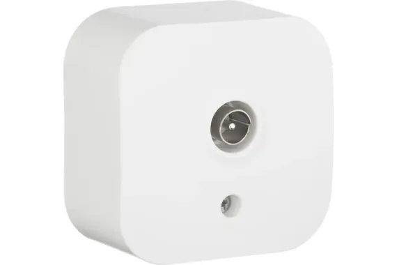 Розетка TV Legrand Quteo накладная белая 26167
