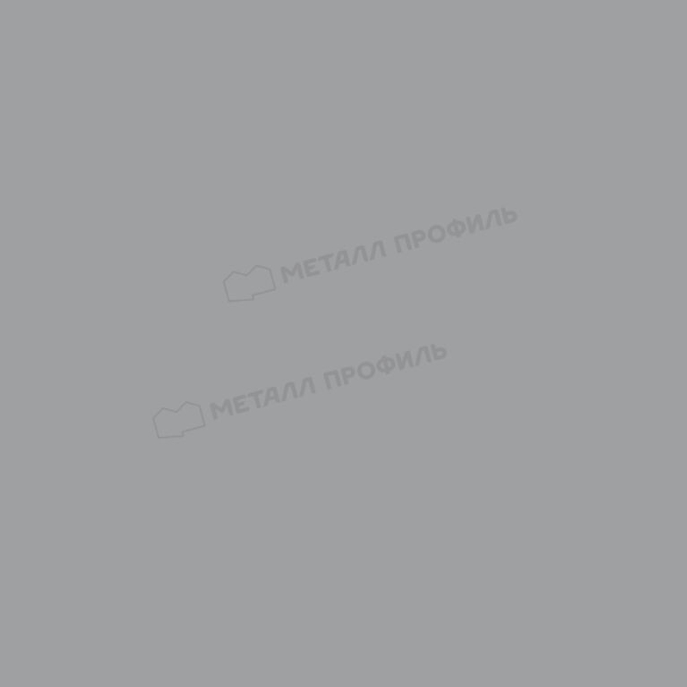 Сайдинг металлический L -Брус ХL Norman MP ПЭ- RALL 7004 Сигнальный серый  0.5мм