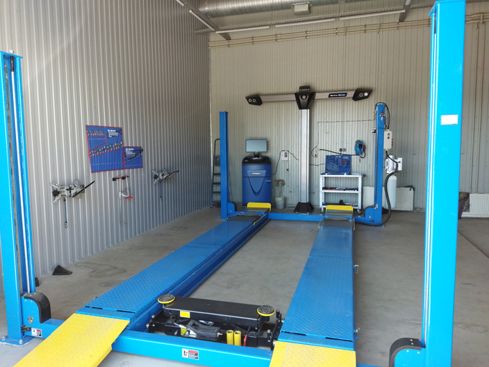 3D сход-развал в шинном центре KAMA Tyre&Service