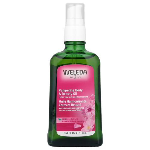 Weleda, смягчающее масло для тела и красоты, экстракты шиповника, 100 мл (3,4 жидк. унции)