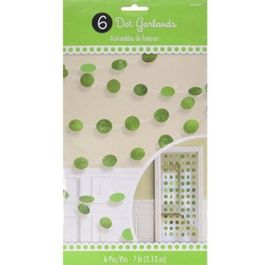 Гирлянда Круги Kiwi Green блеск 2,1м 6шт