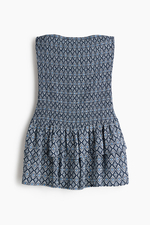 Ярусное платье-бандо со сборками - H&M