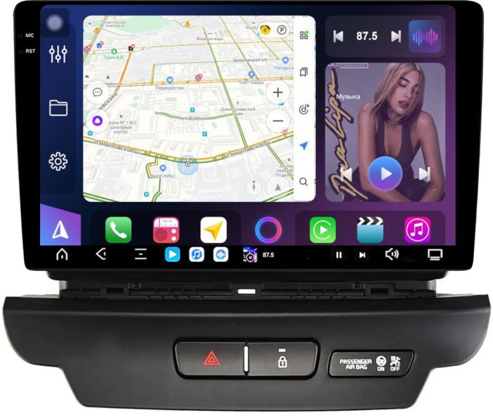 Магнитола для KIA Ceed 3 2018-2020 - FarCar S500-TS20 монитор 10.36" 2K QLED на Android 14, Быстрейшая, CarPlay, 4G SIM-слот
