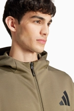 Кофта adidas Z.N.E. Full-Zip - зеленый