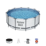 Бассейн каркасный Steel Pro MAX 366*122 см + 3 аксессуара Bestway (56420)