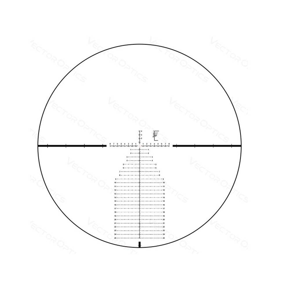 Оптический прицел Vector Optics FFP Continental x6 4-24x56 ( Тигр, СВД, ОП-СКС, ВПО-208 / Сетка VEC-MBR / с подсветкой )