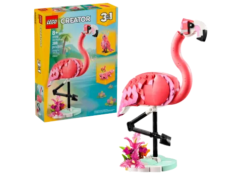 Конструктор LEGO Creator 31170 Дикие животные: Розовый фламинго, 3в1