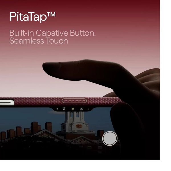 Чехол Pitaka Edge Case для iPhone 17 Pro, Гарвардский багровый | Harvard Crimson