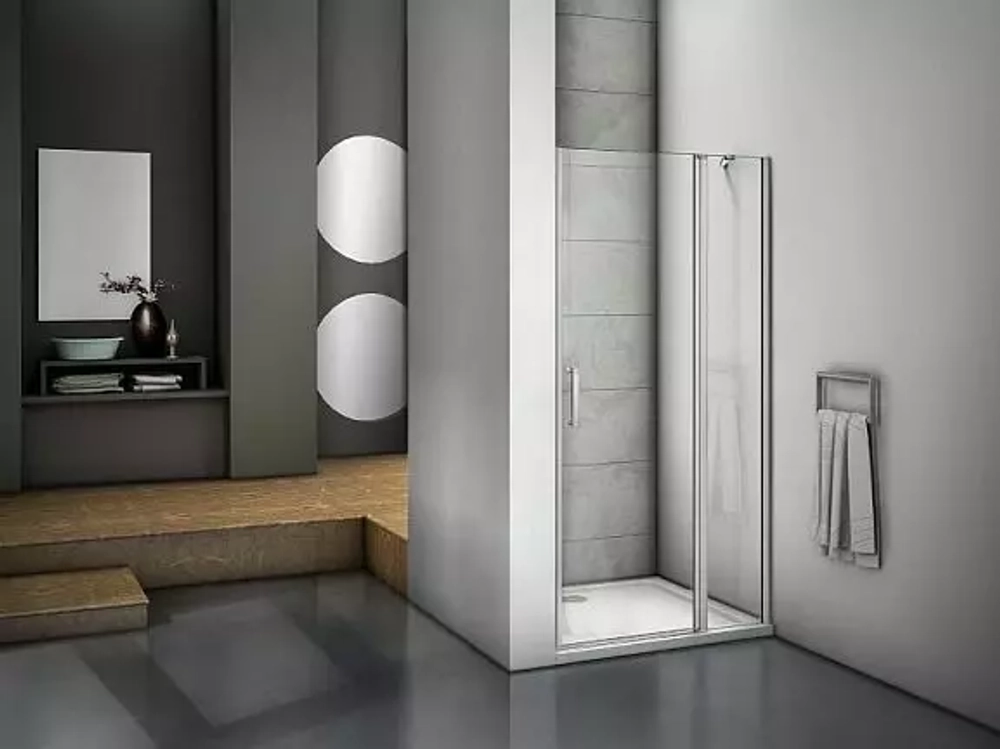 Душевая дверь в нишу Bas Mokka WTW 120*185 без поддона, без магнитного профиля