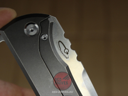 Нож CHAVES KNIVES 229 REDENCION KICKSTOP FLIPPER KNIFE TITANIUM CHISEL RK-432