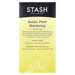 Stash Tea, зеленый чай, азиатская груша, 18 чайных пакетиков, 34 г (1,1 унции)