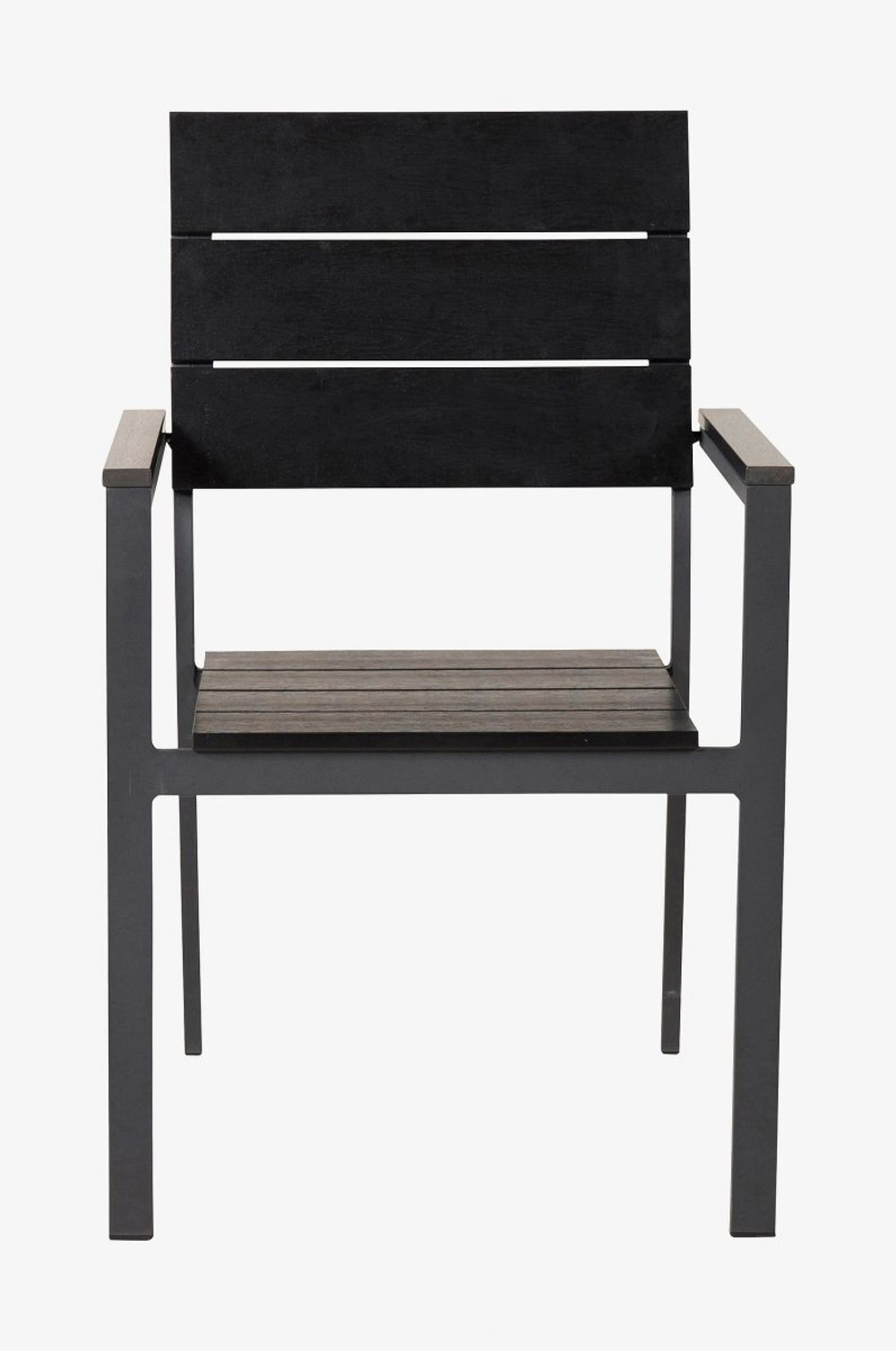 Алюминиевое кресло из ДПК ПОЛИВУД-3 «POLYWOOD-3» цвет каштан арт.1017