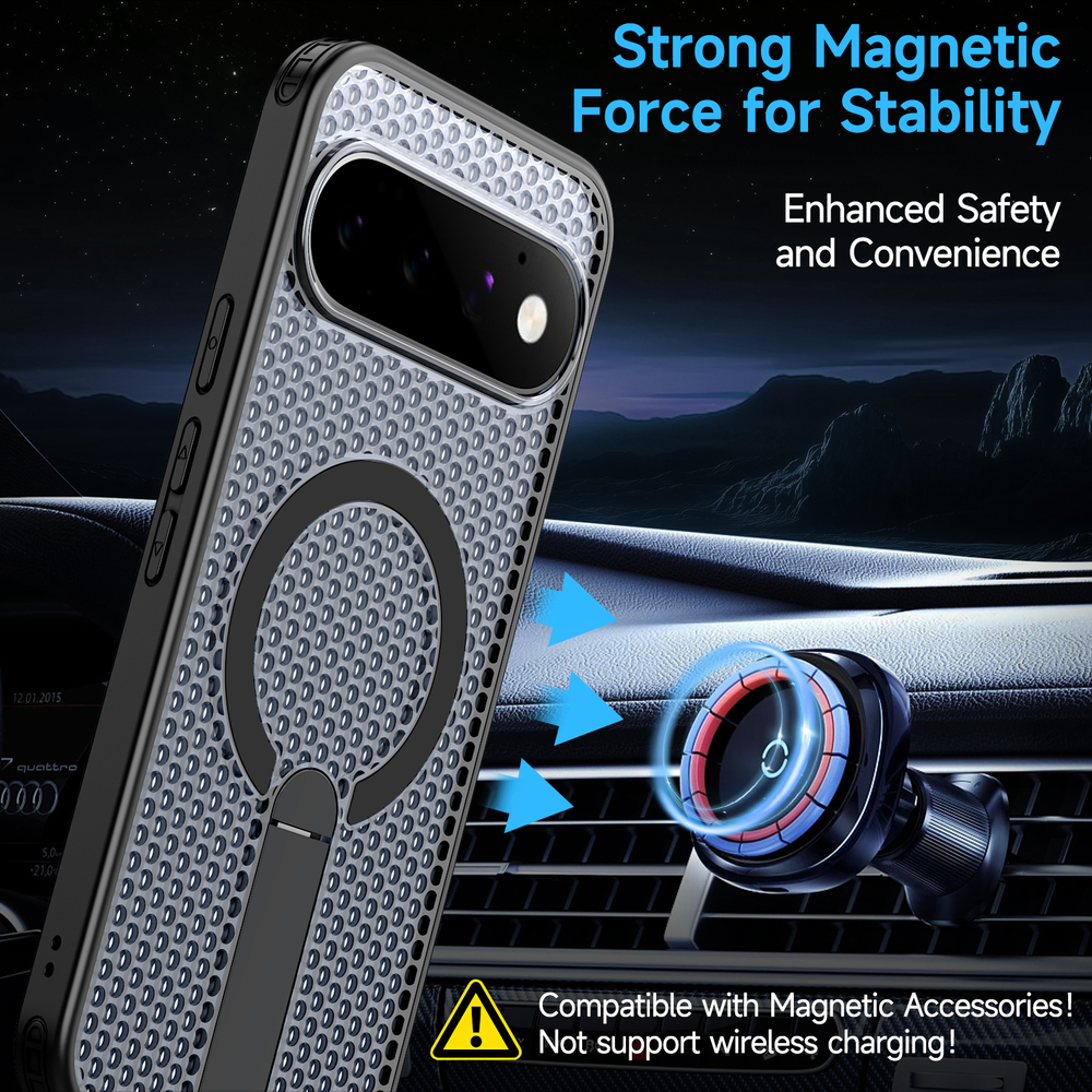 Прозрачный чехол Mesh Pro Magnetic Case для Google Pixel 11/Pixel 11 Pro