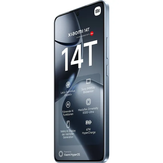Смартфон Xiaomi 14T 12 ГБ | 256 ГБ («Титановый Синий» | Titan Blue) (версия Global)