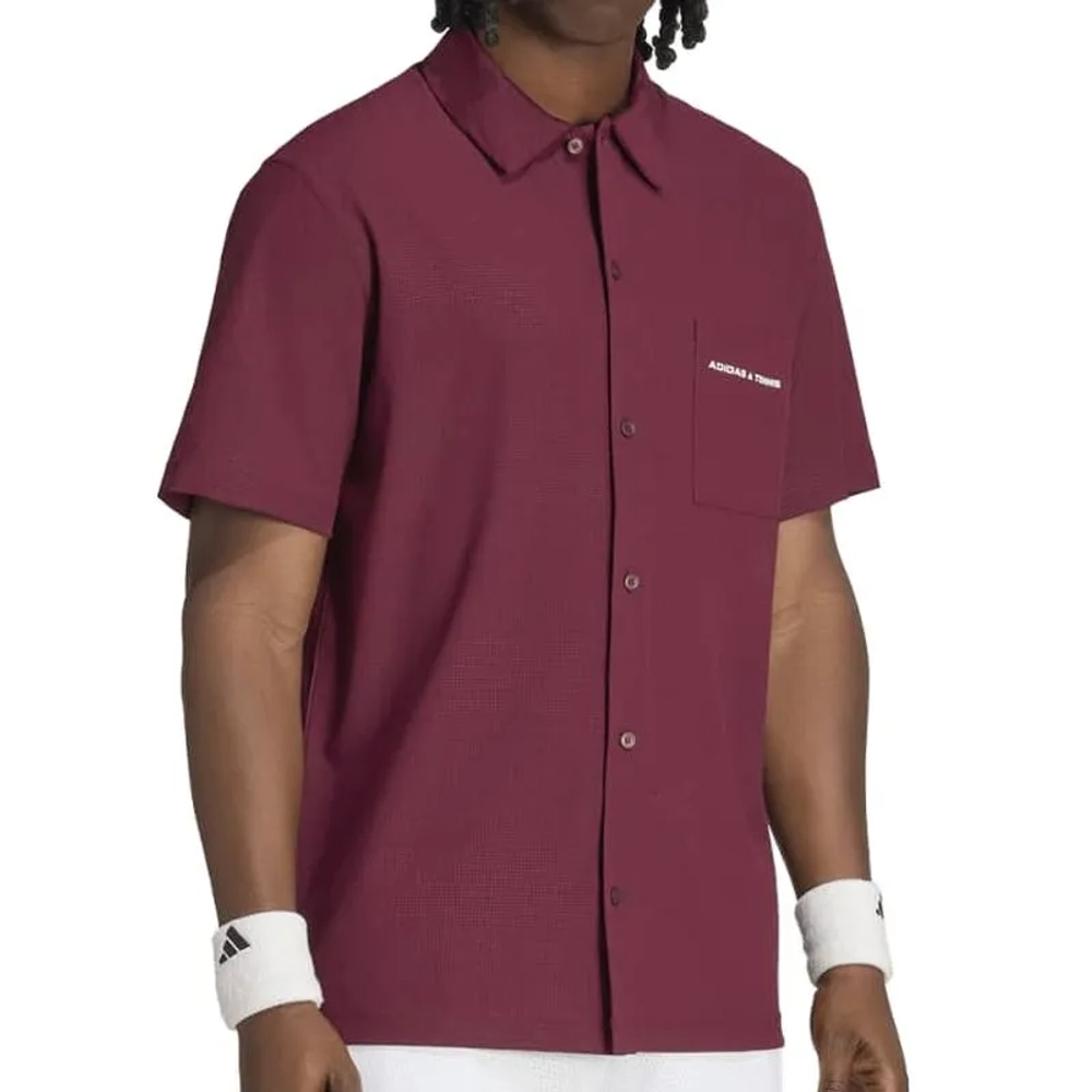 Мужское теннисное поло Adidas Tennis - maroon