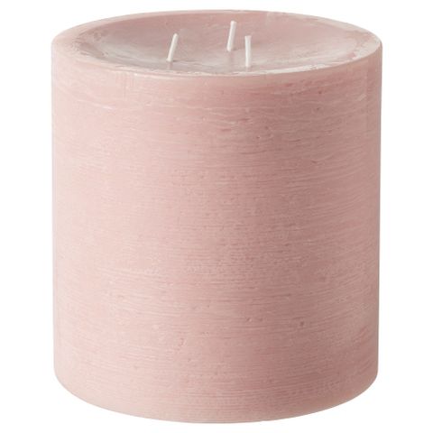 Свеча IKEA GRANSSKOG (ГРЕНССКОГ), Бледно-розовый, 50 часов