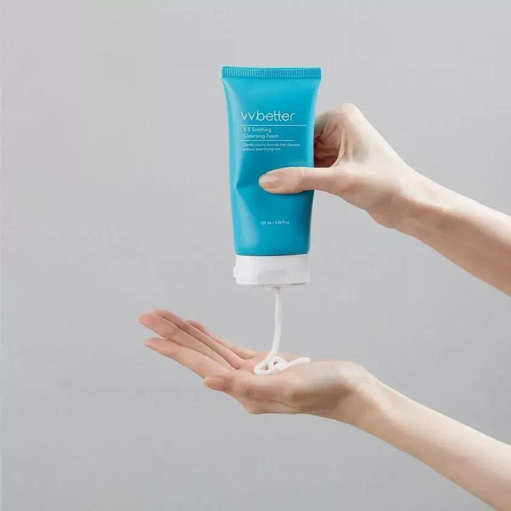 VVbetter Soothing Cleansing Foam мягкая очищающая пенка для лица с РH 5.5