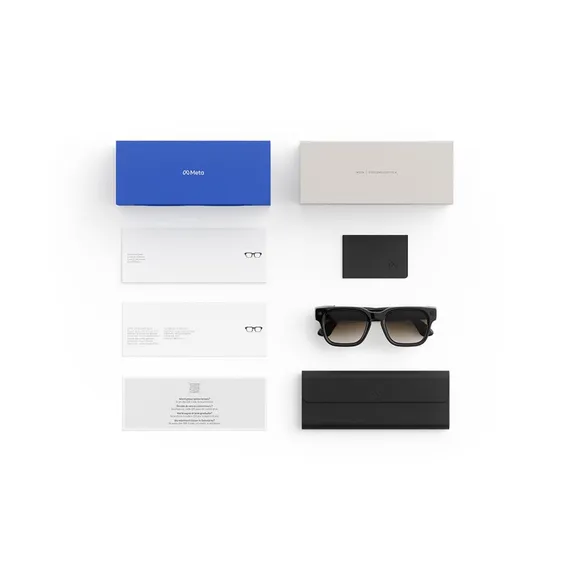 Умные очки Ray-Ban Meta Fury (Классическая чёрная оправа, коричневые градиентные линзы) Classic Black/Brown Gradient