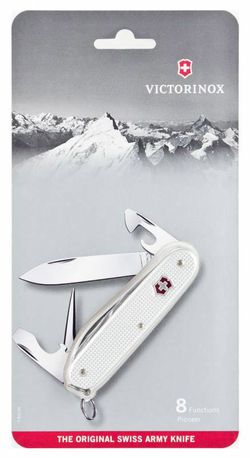 Нож перочинный Victorinox Pioneer алюминий серебристый блистер (0.8201.26B1)