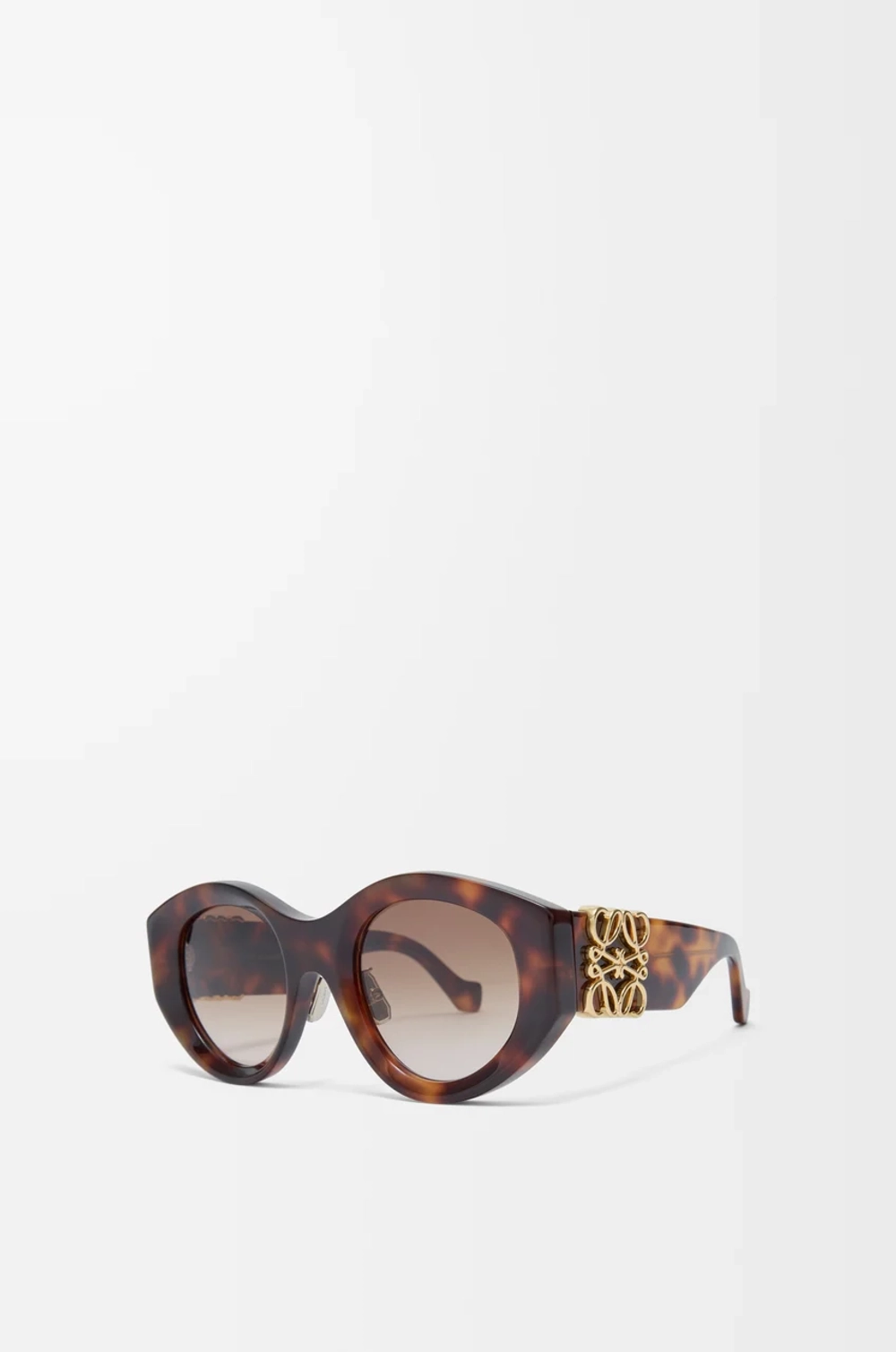Loewe Солнцезащитные очки Maxi Anagram Butterfly, черепаховый