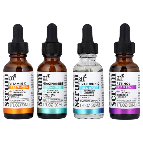 artnaturals, Serum Top 4, набор сывороток, 4 шт., 29,5 мл (1 жидк. унция)
