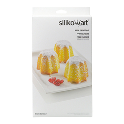 Форма силиконовая для приготовления кексов mini pandoro, 34х18 см