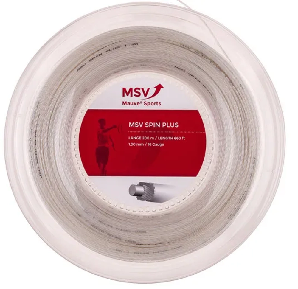 Струны теннисные MSV Spin Plus (200 m) - pearl