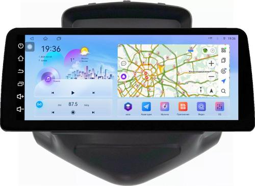 Магнитола для Chevrolet Cruze 1 2009-2012 (рамка черная) - FarCar S500-TS18 монитор 12.3" 2K QLED на Android 14, Быстрая, CarPlay, 4G SIM-слот