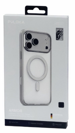 Накладка для i-Phone 17 Pro Max Puloka Armor Magsafe черный