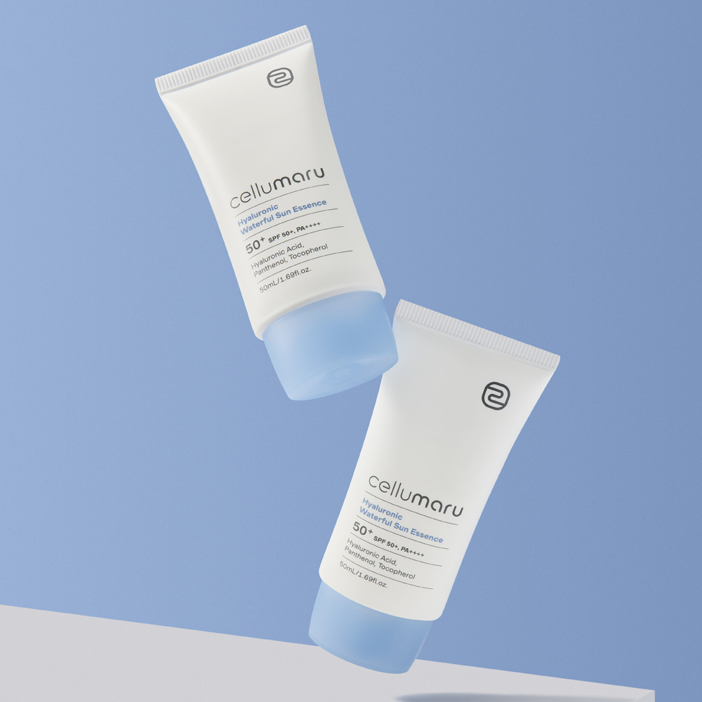 [CELLUMARU] Солнцезащитная эссенция для лица увлажняющая Hyaluronic Waterful Sun Essence SPF 50+ PA++++, 50 мл