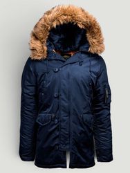 Куртка Аляска Alpha Slim Fit N-3B (т. синяя - r.blue/orange) Куртка Аляска Alpha Slim Fit N-3B (т. синяя - r.blue/orange)