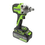 Гайковерт ударный акк. Greenworks IW5500, 24V, б/щет, 1/2'', 500Нм, 3 режима, 1х5Ач,ЗУ,кор (3805007CUG)